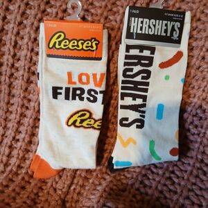 Odd Sox 2pk Reese's and Hershey's Unisex Socks (120525E)